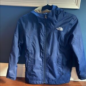 Navy north face jacket